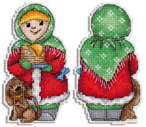 Sweet Pancakes Cross Stitch Kit, Complete Multicolor Dessert Design by MP Studia, Beginner-Friendly Wall Decor Project
