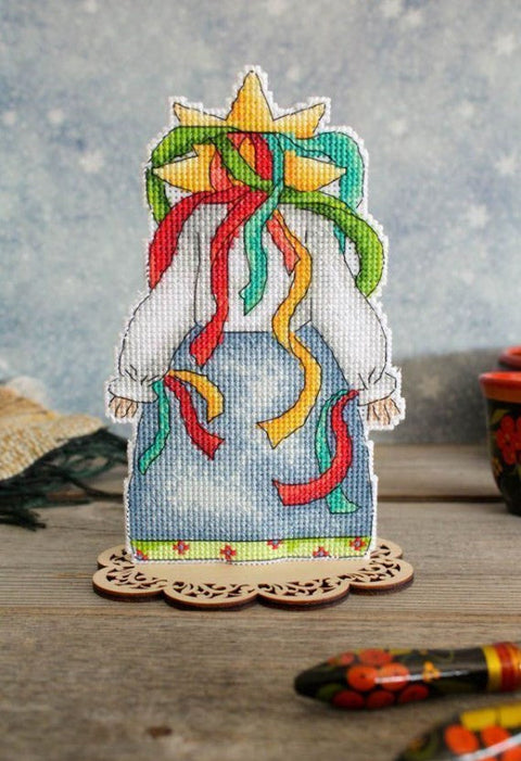 Cross Stitch Kit with Spring Celebration Theme, Seasonal Home Decor, MP Studia