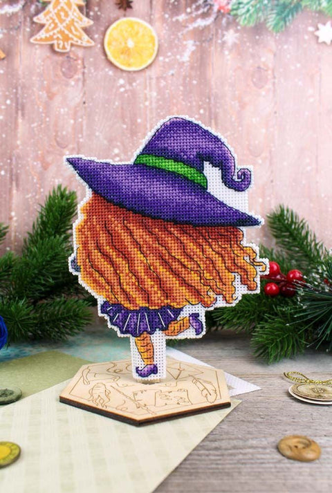 Magic Character Counted Cross Stitch Kit, MP Studia, Aida Canvas, Multicolor Design, Beginner-Friendly Embroidery Craft Set