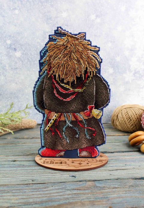 Christmas Cross Stitch Kit Christmas Carols Mekhonosha, MP Studia Embroidery Set, Festive Holiday Home Decor Craft Project