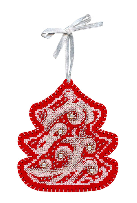 Christmas Cross Stitch Kit, Winter Frost Christmas Tree Design, MP Studia, Aida Fabric, Cotton Threads, Beginner-Friendly DIY Decor-set