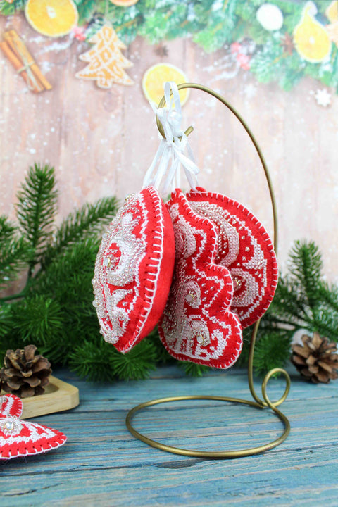 Christmas Cross Stitch Kit, Winter Frost Christmas Tree Design, MP Studia, Aida Fabric, Cotton Threads, Beginner-Friendly DIY Decor-set