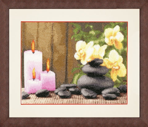 MG015 Fire Energy Cross Stitch Kit from Golden Fleece