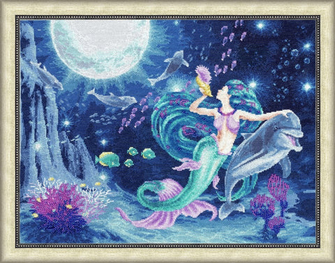 F029 Mermaid Cross Stitch Kit from Golden Fleece