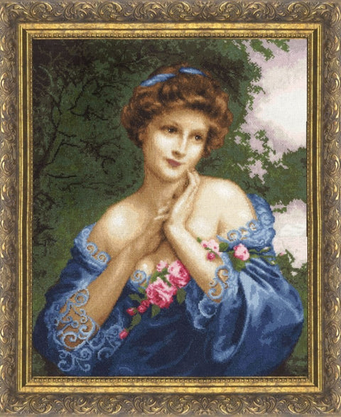 MK011 Summer Rose Cross Stitch Kit from Golden Fleece