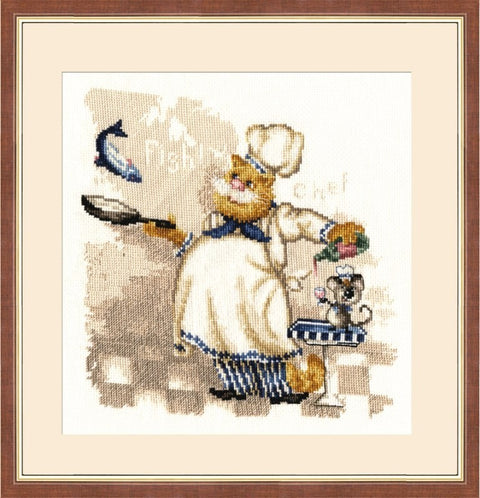 VK017 Chief-Cook Cross Stitch Kit from Golden Fleece