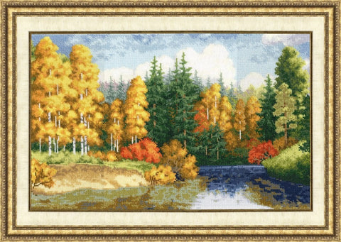 VM016 Golden Autumn Cross Stitch Kit from Golden Fleece