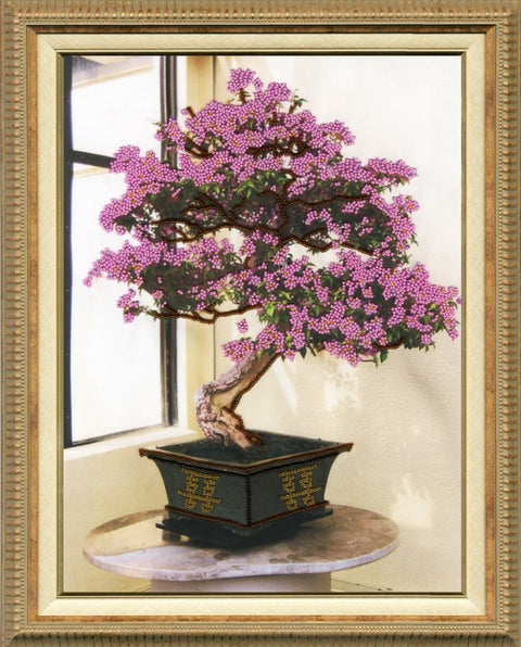 RT010 Blooming Bonsai Cross Stitch Kit from Golden Fleece