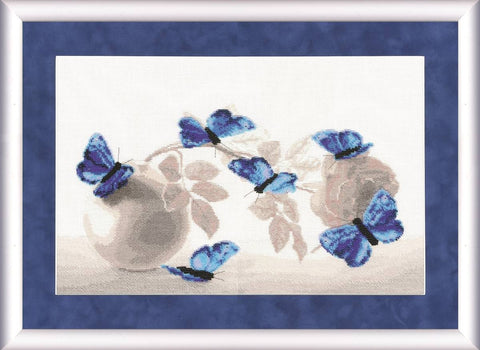 SZH028 Azure waltz Cross Stitch Kit from Golden Fleece