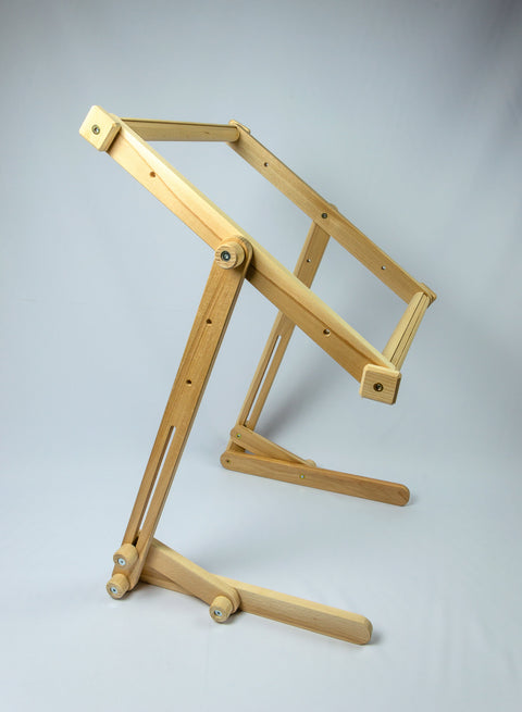 Adjustable Embroidery Stand with Frame 30 x 55 cm, Stable Freestanding Holder for Cross Stitch, Canvas and Fabric Work