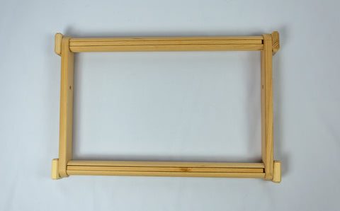 Adjustable Wooden Embroidery Frame 30x50 cm, Sturdy Hoop for Cross Stitch, Linen, Aida, Canvas and Needlework