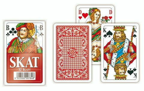 Modiano Skat playing cards (red)