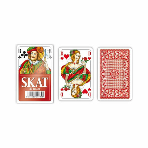 Modiano Skat playing cards (red)