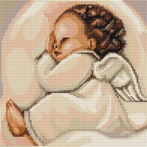 Sleeping Angel SB356 - Cross Stitch Kit by Luca-s