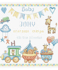 Baby Boy Record SLETI936 - Cross Stitch Kit