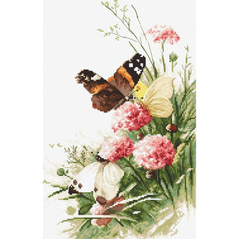 Butterflies in the Field SLETI938 - Cross Stitch Kit