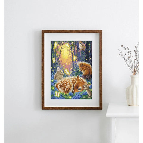 Forest of Dreams Cross Stitch Kit, LetiStitch, 21 x 30 cm, Zweigart Aida 16ct, 100% Anchor Cotton Thread