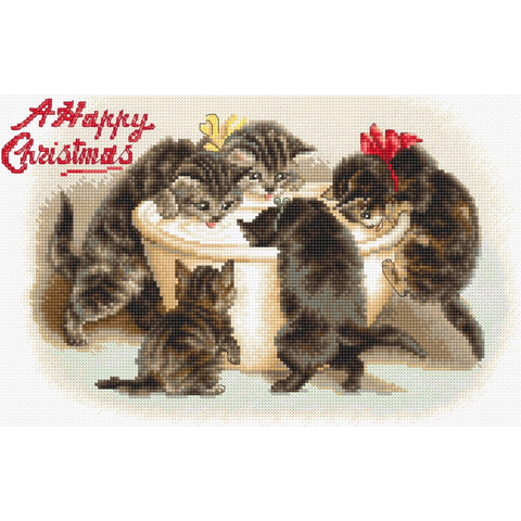 Cross Stitch Embroidery Kit “So Delicious” by LetiStitch, 27x17 cm, Zweigart Aida 16ct, Anchor Cotton Threads, Intermediate