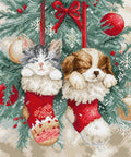 Christmas Cross Stitch Kit Christmas Naps Letistitch