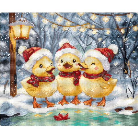 Christmas Cross Stitch Kit Duckling Letistitch