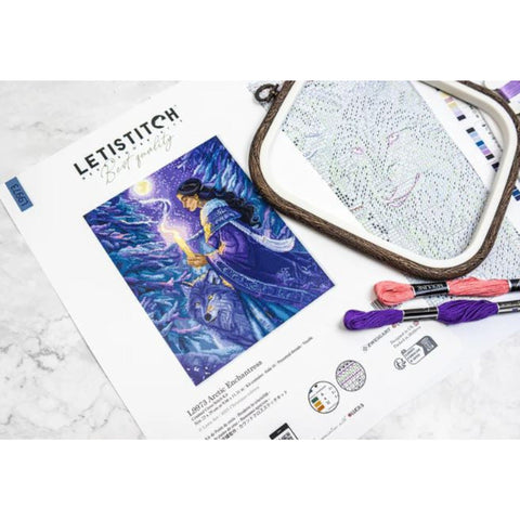 Cross Stitch Kit Arctic Sorceress Letistitch