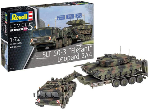 SLT 50-3 Elefant+Leopard - Plastic Modelling Kit By Revell