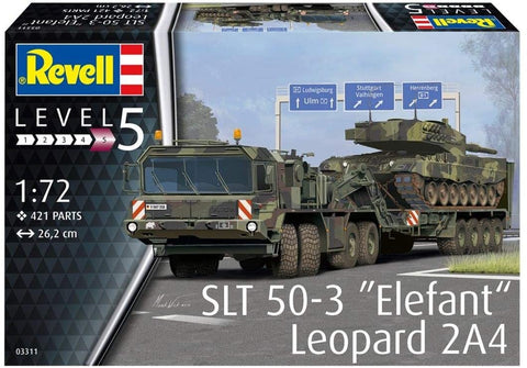 SLT 50-3 Elefant+Leopard - Plastic Modelling Kit By Revell