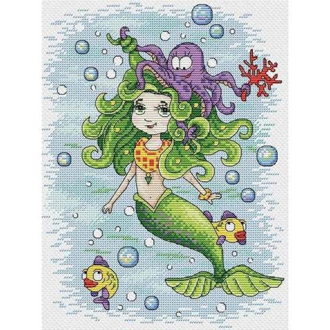 Cross Stitch Kit Mermaid SM-126