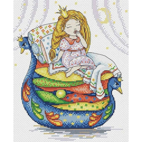 Cross Stitch Kit The Princess and the Pea SM-136