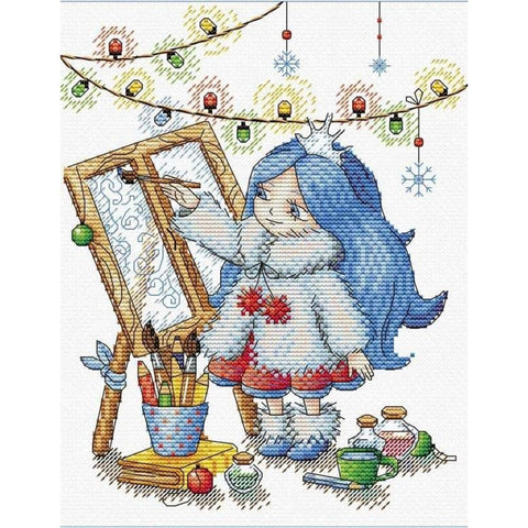 Cross Stitch Kit Inventive Winter SM-179