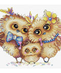 Cross Stitch Kit Bird Family SM-232