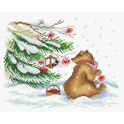 Cross Stitch Kit Winter Treats SM-327