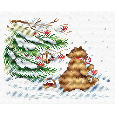 Cross Stitch Kit Winter Treats SM-327
