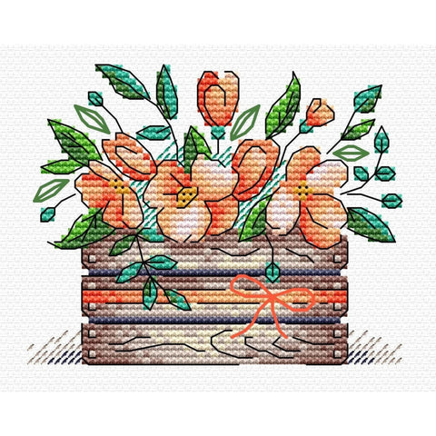 Cross Stitch Kit Scarlet Freshness SM-356