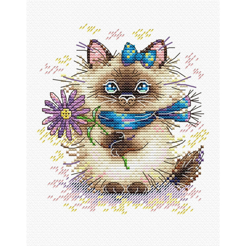 Cross Stitch Kit Sweet Kitty SM-357