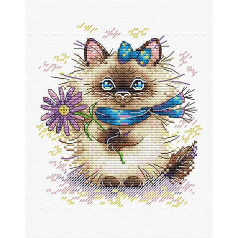 Cross Stitch Kit Sweet Kitty SM-357