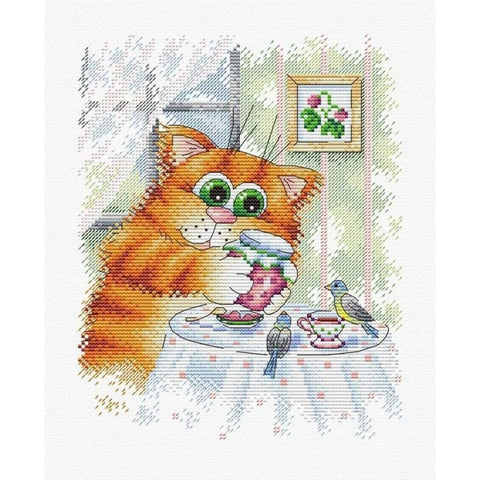 Cross Stitch Kit Morning Tea SM-360
