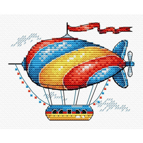 Cross Stitch Kit Fantastic Airship SM-365