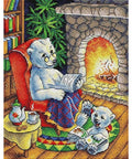 Cross Stitch Kit Family Evening SM-374