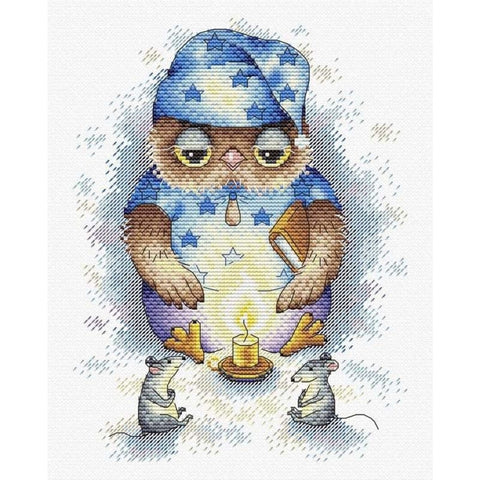 Cross Stitch Kit Night Gathering SM-380