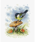 Cross Stitch Kit On the Mushroom Forest Edge SM-389