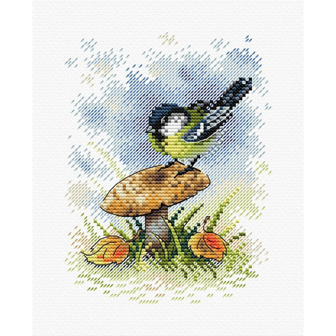Cross Stitch Kit On the Mushroom Forest Edge SM-389
