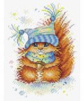 Cross Stitch Kit Winter Squirrel SM-395