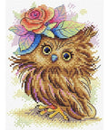 Cross Stitch Kit Charming Owl SM-396