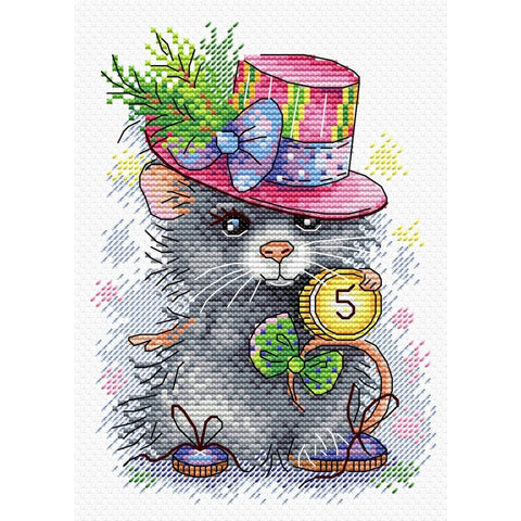 Cross Stitch Kit Money Mouse SM-429
