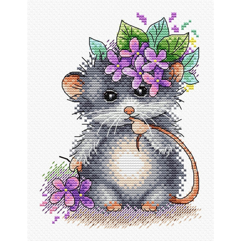Cross Stitch Kit Little Mouse SM-431