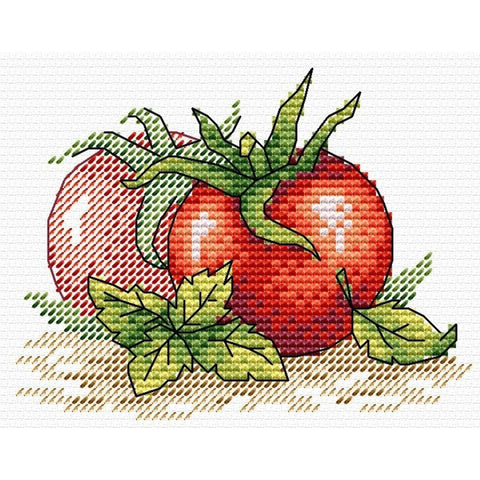 Cross Stitch Kit Ripe Tomato SM-435