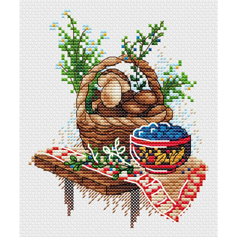 Cross Stitch Kit Mushroom Season SM-1238