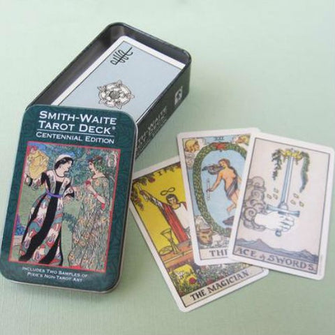 Tarot cards Smith-Waite Centennial in a Tin Box US Games Systems