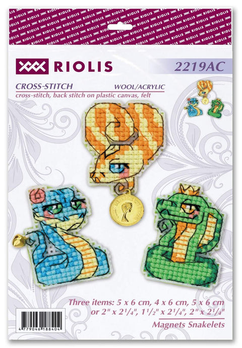 Snakelets. Cross Stitch kit by RIOLIS Ref. no.: 2219AC - Hobby.lt ??